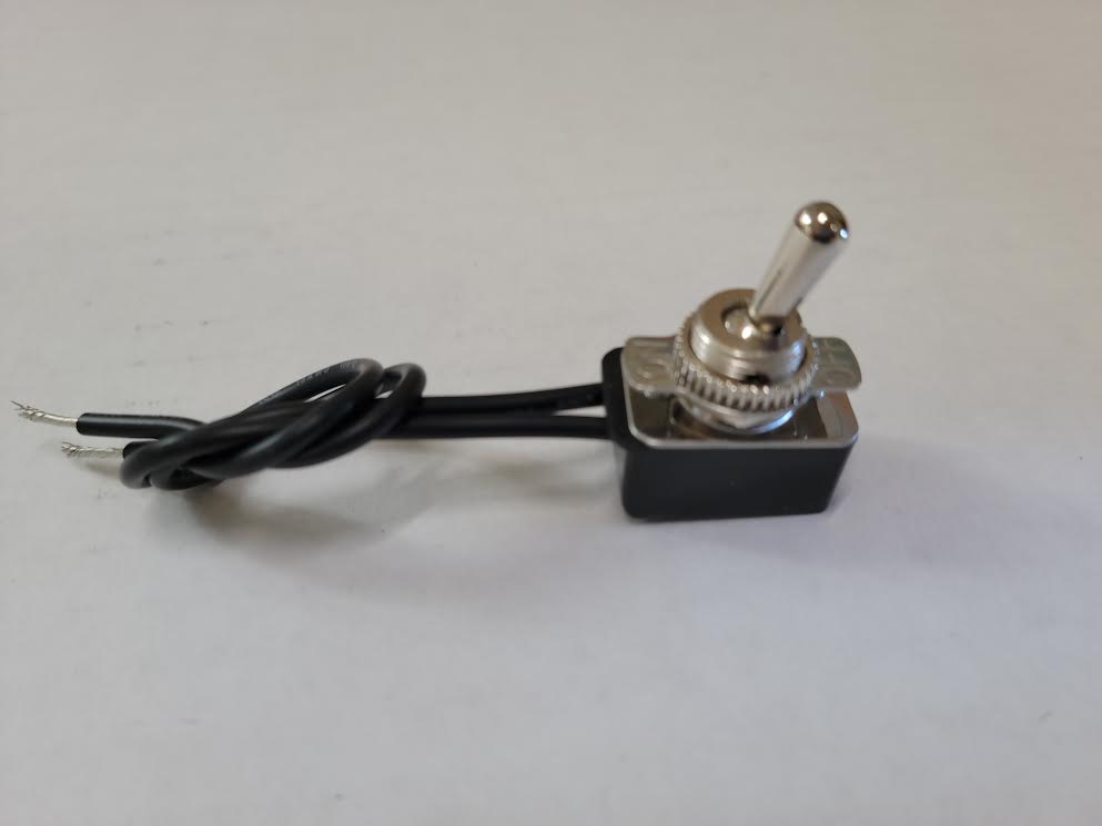 Toggle Switch, 2 Position, Pre-Wired