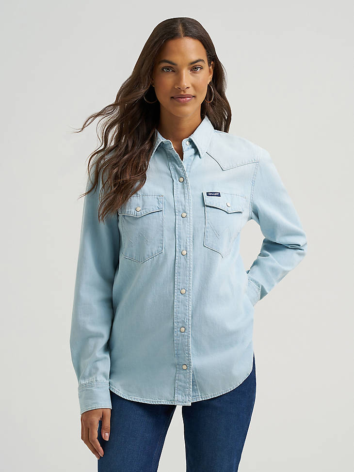 Wrangler Denim Snap Shirt