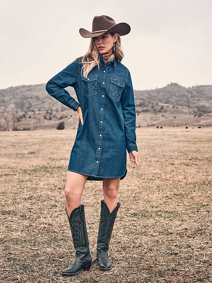 Wrangler Denim Shirt Dress
