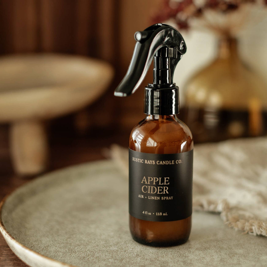 Apple Cider Fall Room Spray - 4 oz Amber Glass Bottle