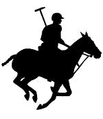 Polo Player & Horse Reflective Decal