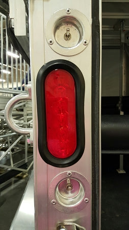 Aluminum Toggle Switch Cup, Multiples Installed