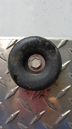 Door or Ramp Stop mounted on a Horse Trailer Ramp