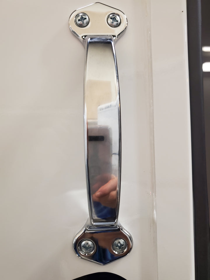 Steel Grab Handle, Shown Installed on A Trailer