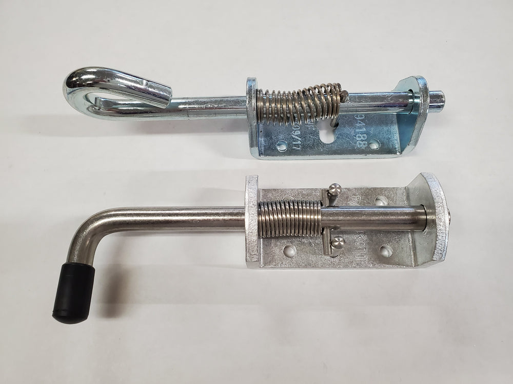 Spring-Loaded Pin Latches, shown retracted