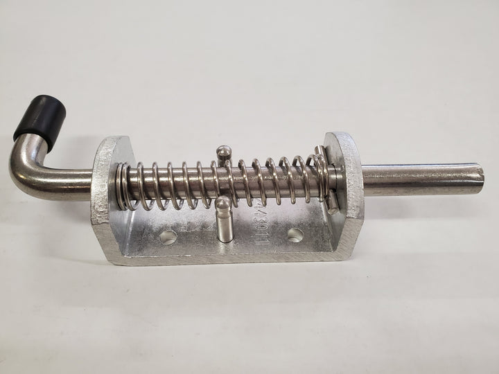 Spring-loaded Latch, Aluminum Base & Stainless Steel Pin