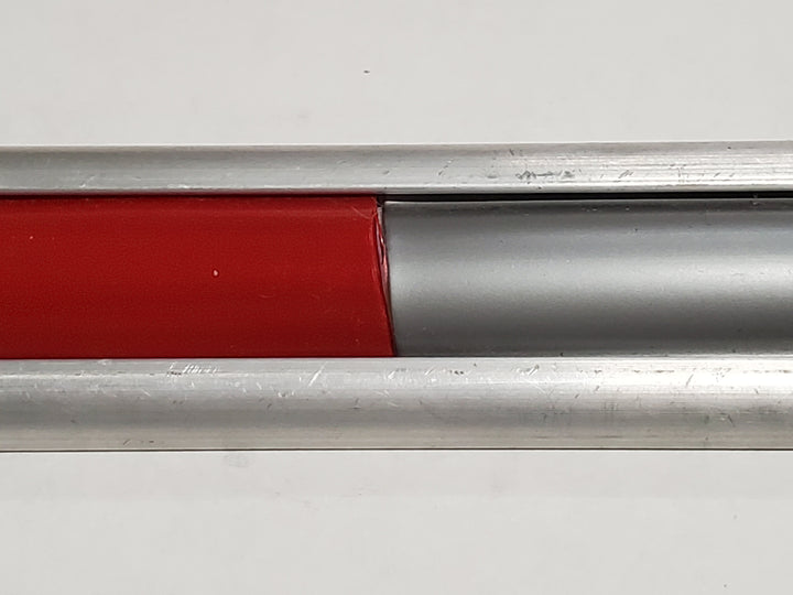 Vinyl Slot Molding Insert, Red & Silver Shown