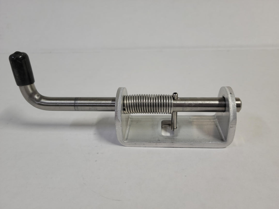 Spring-Loaded Latch, Aluminum Weld-On, Retracted