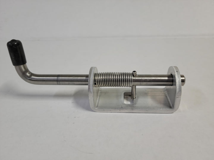 Spring-Loaded Latch, Aluminum Weld-On, Retracted