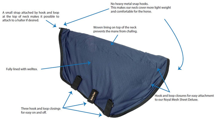 Back On Track Royal Mesh Neck Cover Deluxe