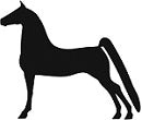 Morgan Halter Horse Reflective Decal