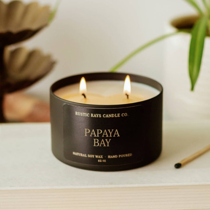 Papaya Bay 12 oz Soy Candle - Home Decor & Gifts - Summer