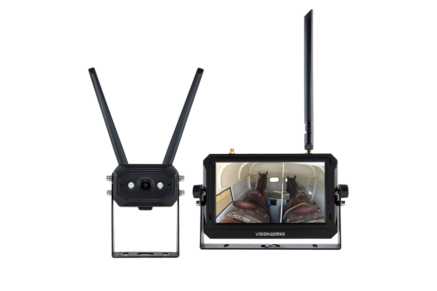 Visionworks 1080P HD Wireless Camera 7-Inch Quad-View Kit
