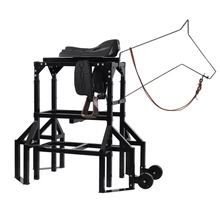 7K Something Horse & Calf Sled Complete Powered Setup - Roping Chute, Calf and Sled with Wheels and Skids