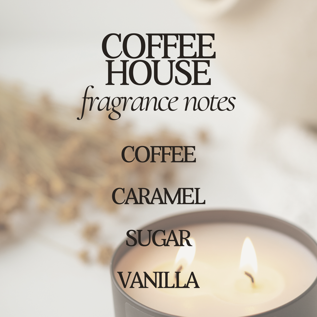 Coffee House 12 oz Soy Candle - Home Decor & Gifts