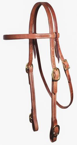 Browband Headstall with Quick Change Buckles
