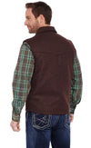 Men's Cripple Creek Wool Melton Heather Chocolate Vest