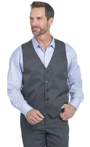 Circle S Mesquite Dress Vest- Heather Navy