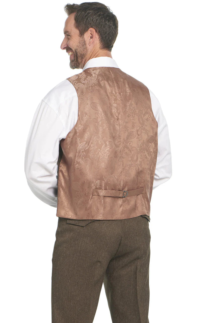 Circle S Mesquite Dress Vest- Heather Chestnut