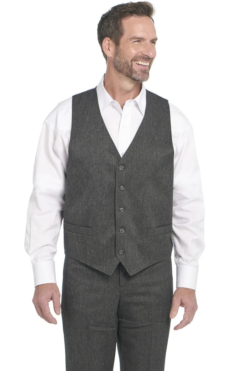 Circle S Mesquite Dress Vest- Heather Charcoal