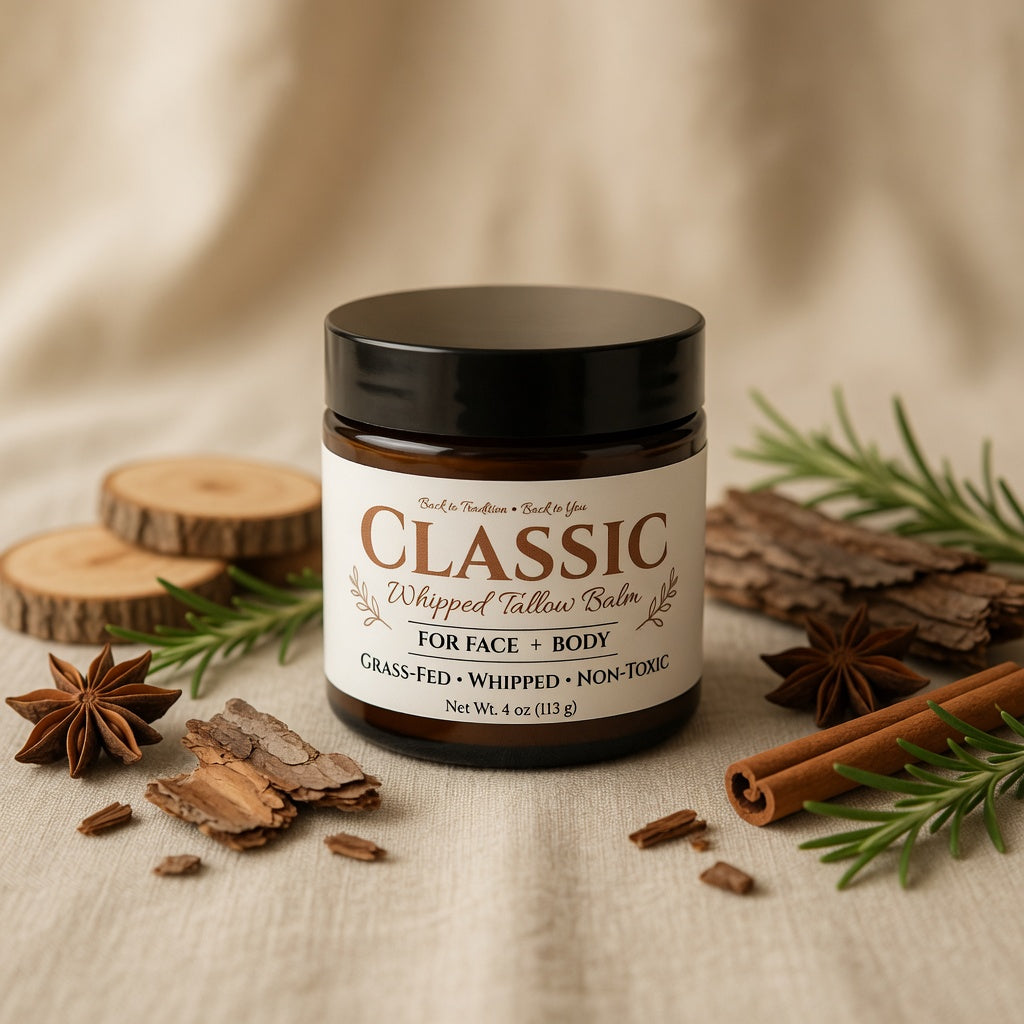 Homestead Tallow Hand and Body Cream- 4 oz