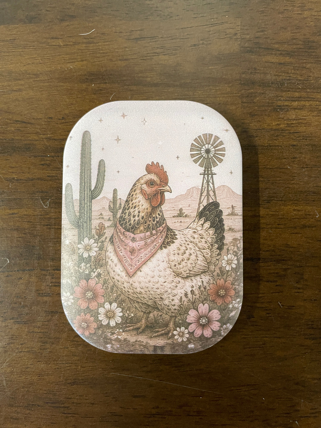 Compact Mirror- Chicken