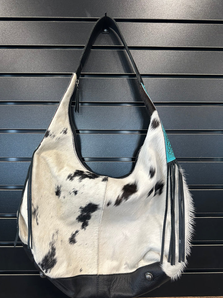 Cowhide Hobo Bag