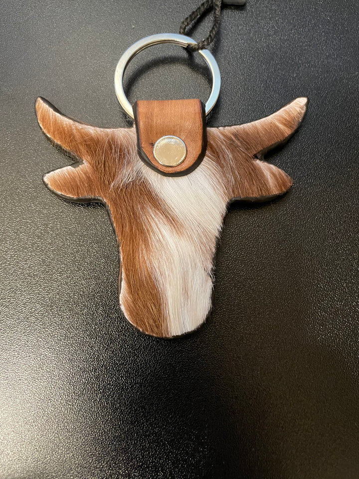 All Cowhide Key Chain