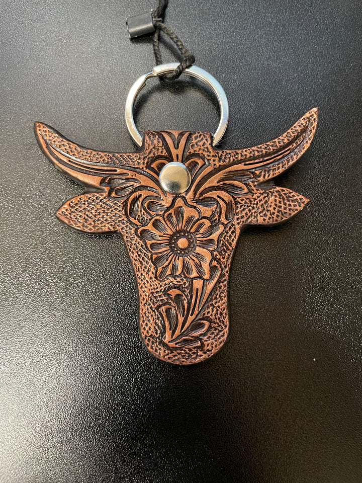 All Cowhide Key Chain