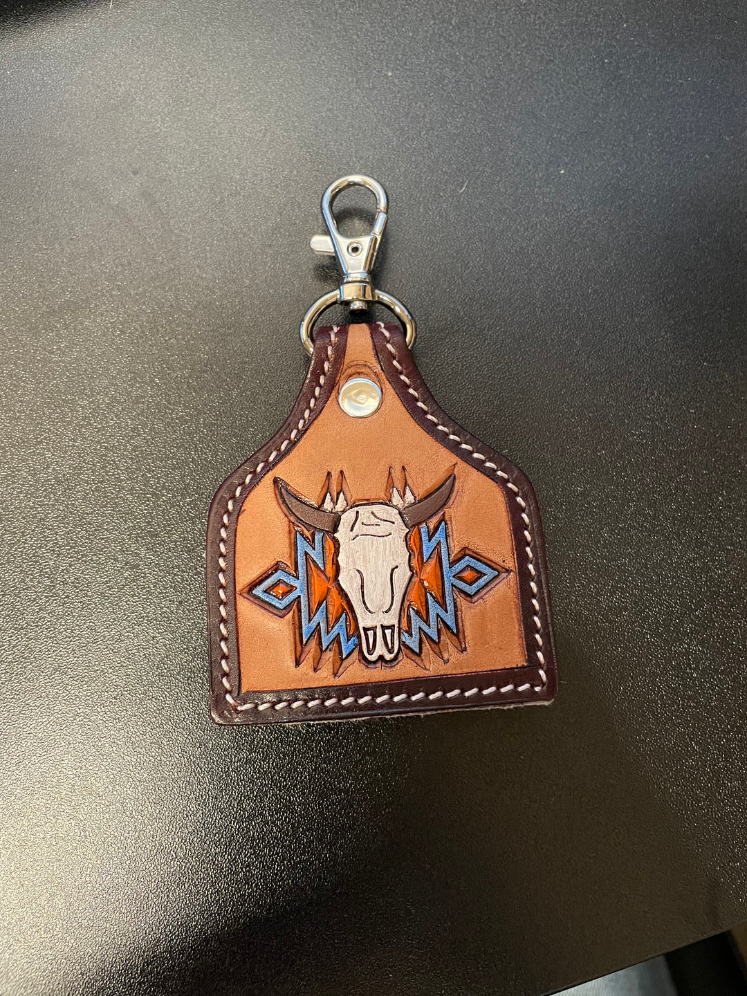 All Cowhide Key Chain
