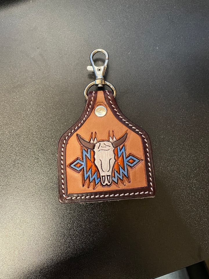 All Cowhide Key Chain
