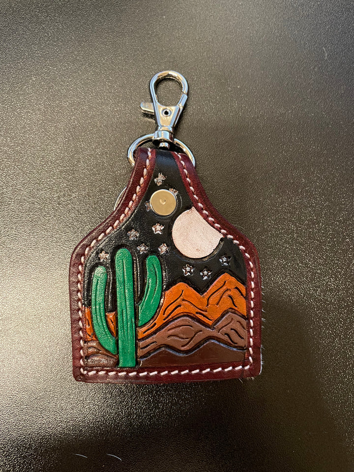 All Cowhide Key Chain