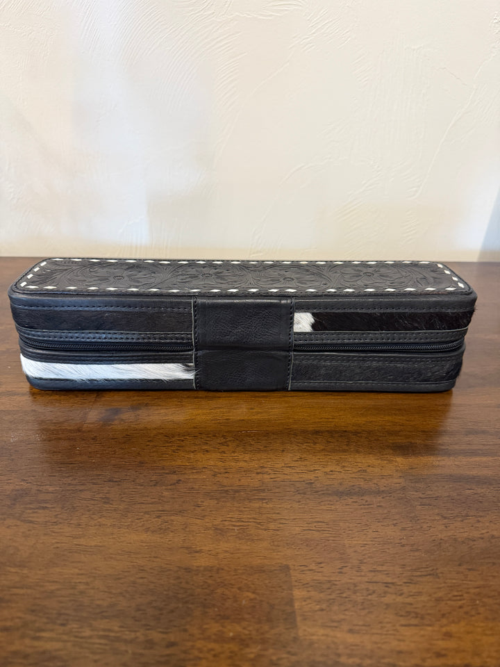 Leather & Cowhide Hot Tools Case