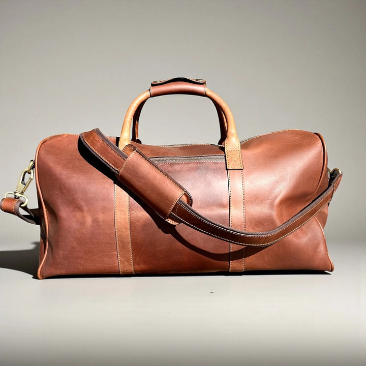 Full Leather Duffle Bag Hardwax