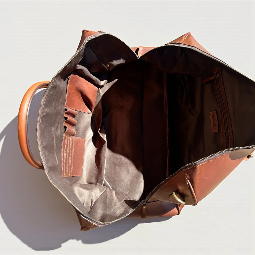 Full Leather Duffle Bag Hardwax