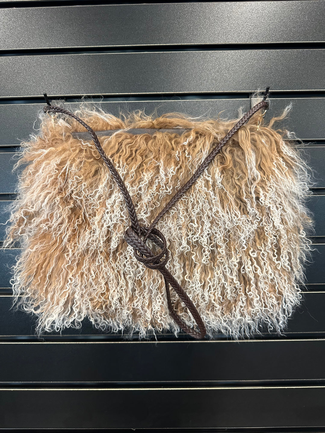 Mongolian Crossbody Camel & White