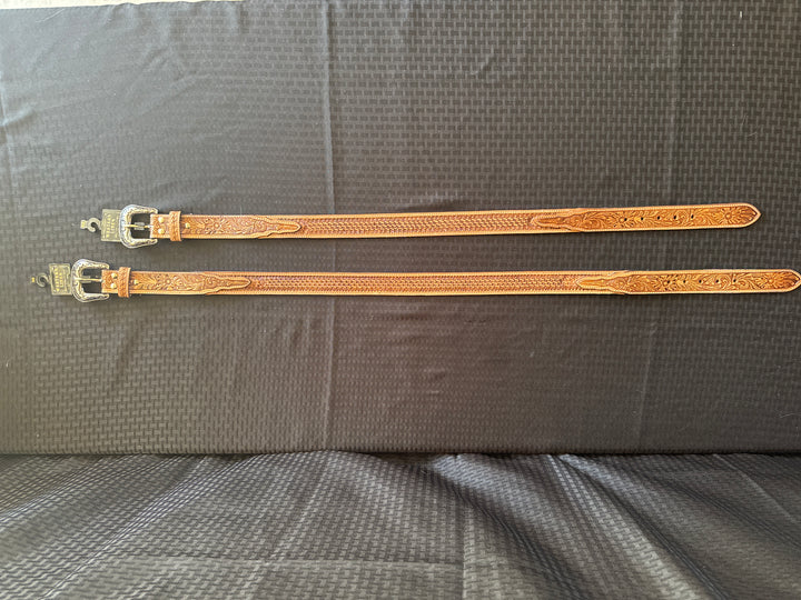 Tooled Leather Belt