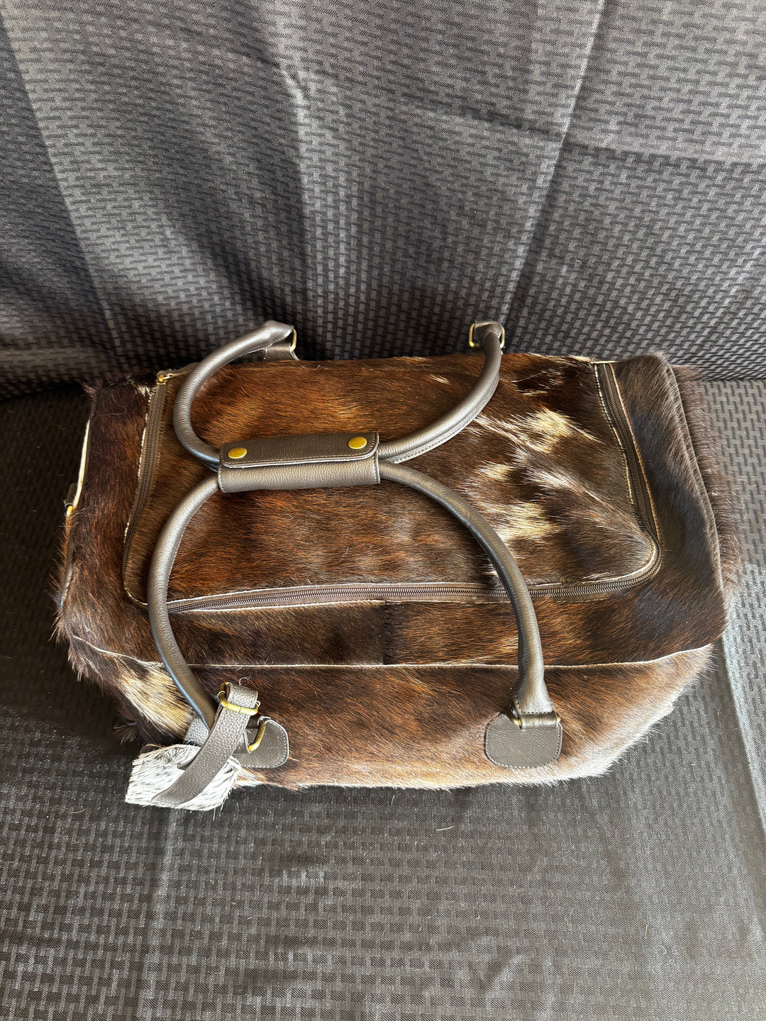 Classic Cowhide Duffle Bag