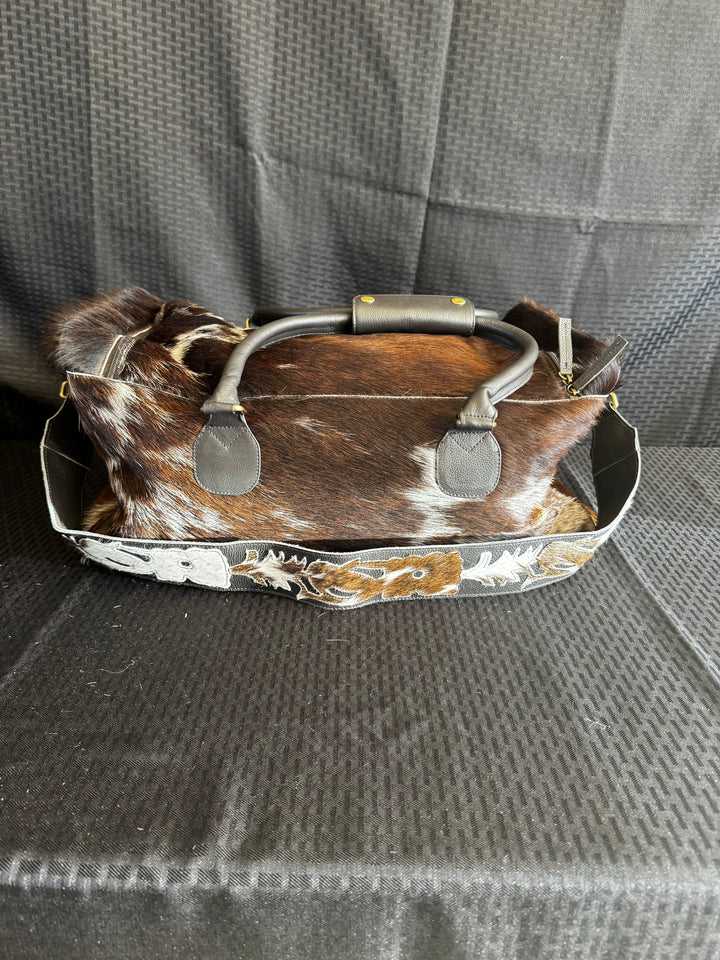 Classic Cowhide Duffle Bag