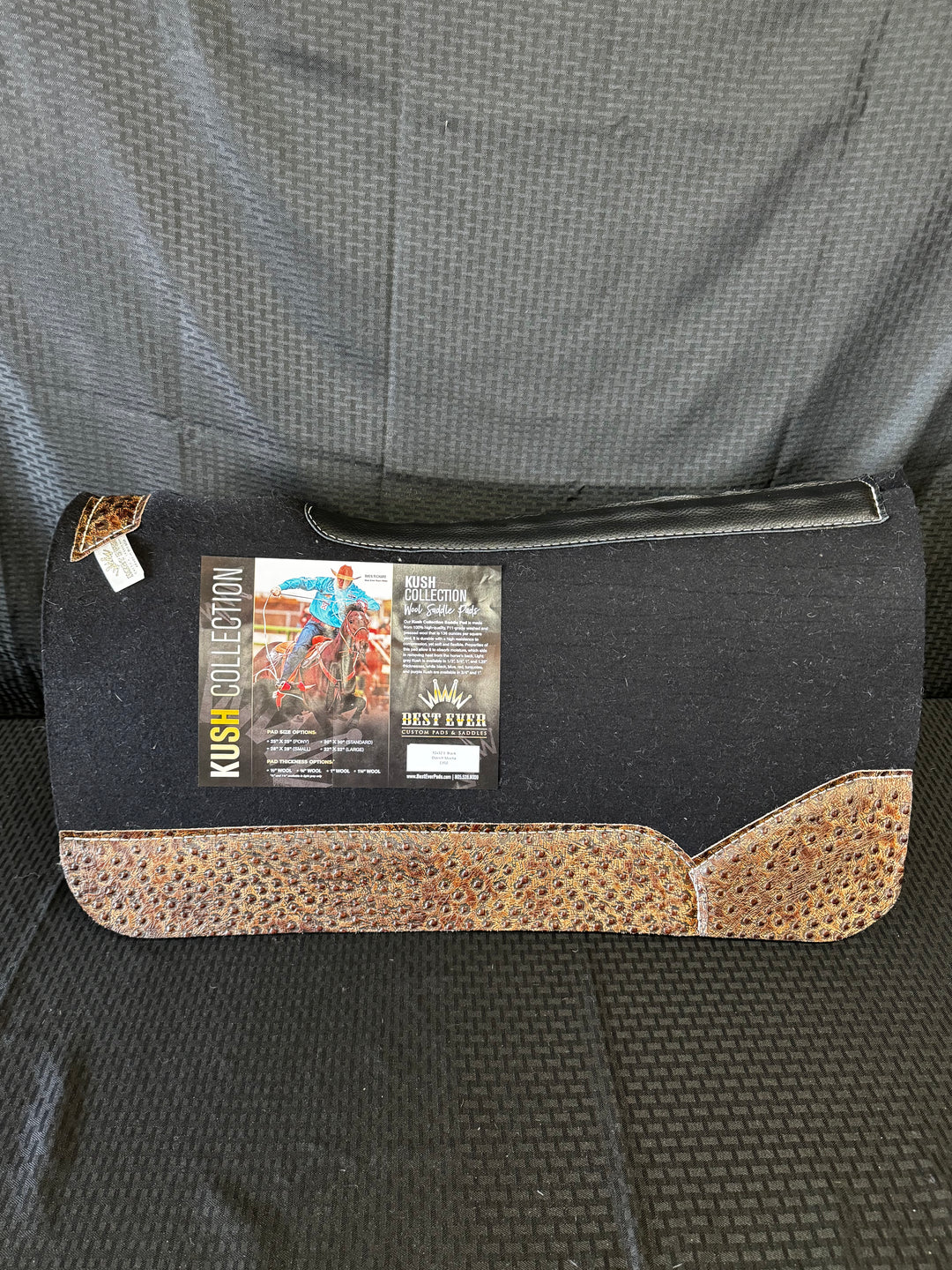 Best Ever 32x32 1" Black w/ Ostrich Mocha