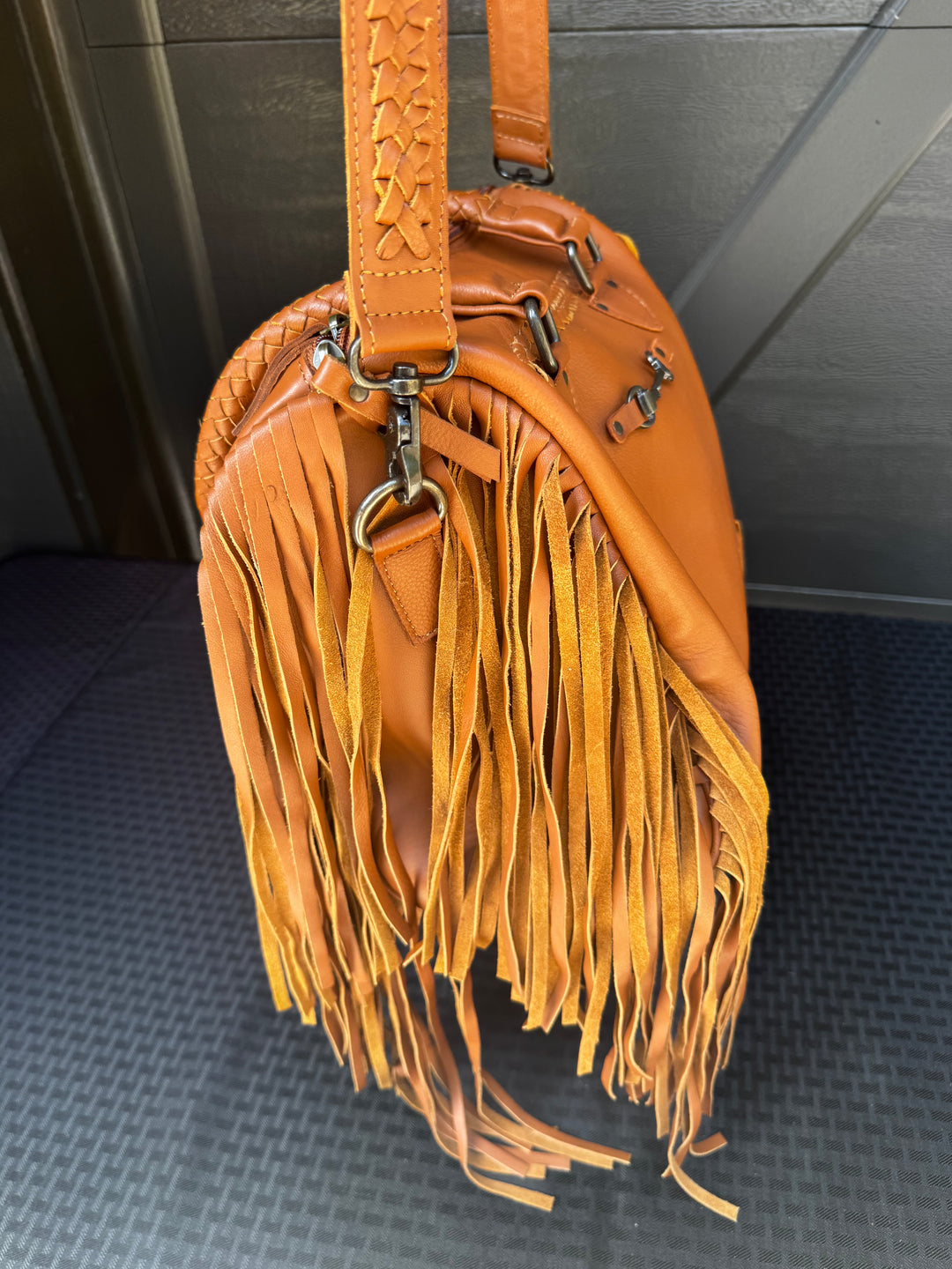 Leather Fringe Purse