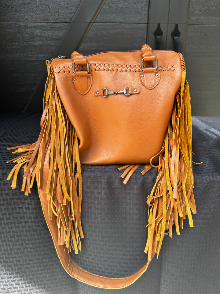 Leather Fringe Purse
