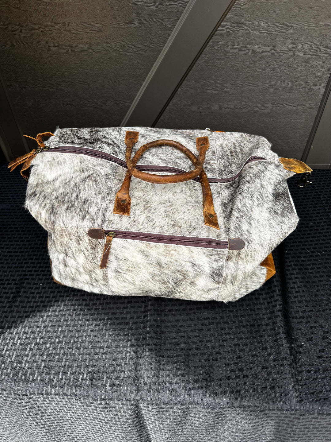 Cowhide Duffle Bag