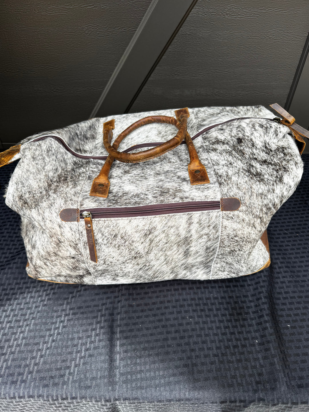 Cowhide Duffle Bag
