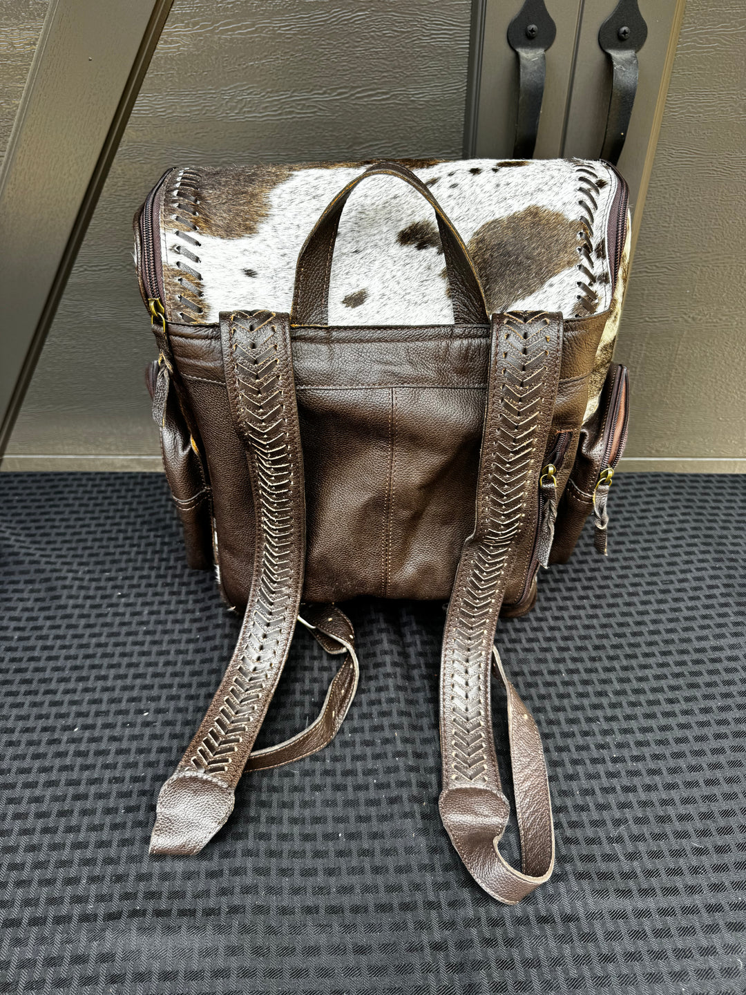 Cowhide Backpack