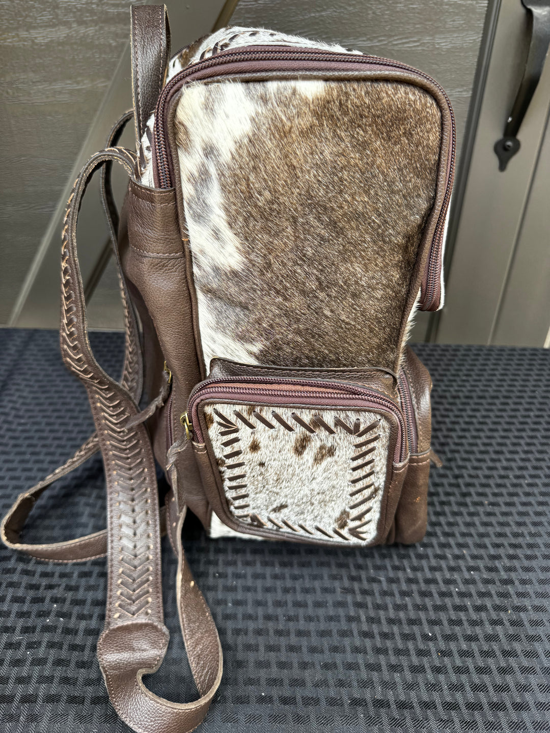 Cowhide Backpack