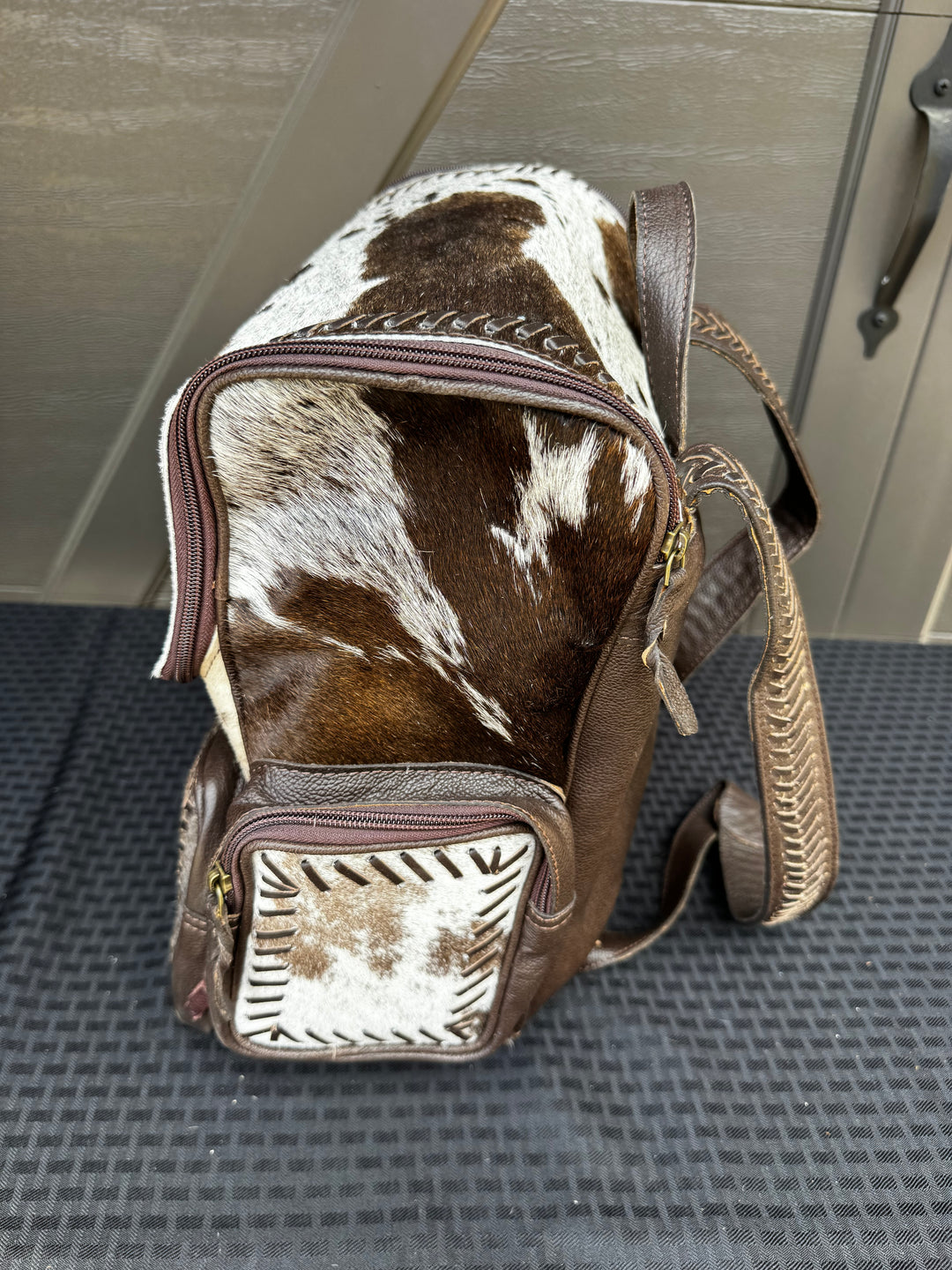 Cowhide Backpack