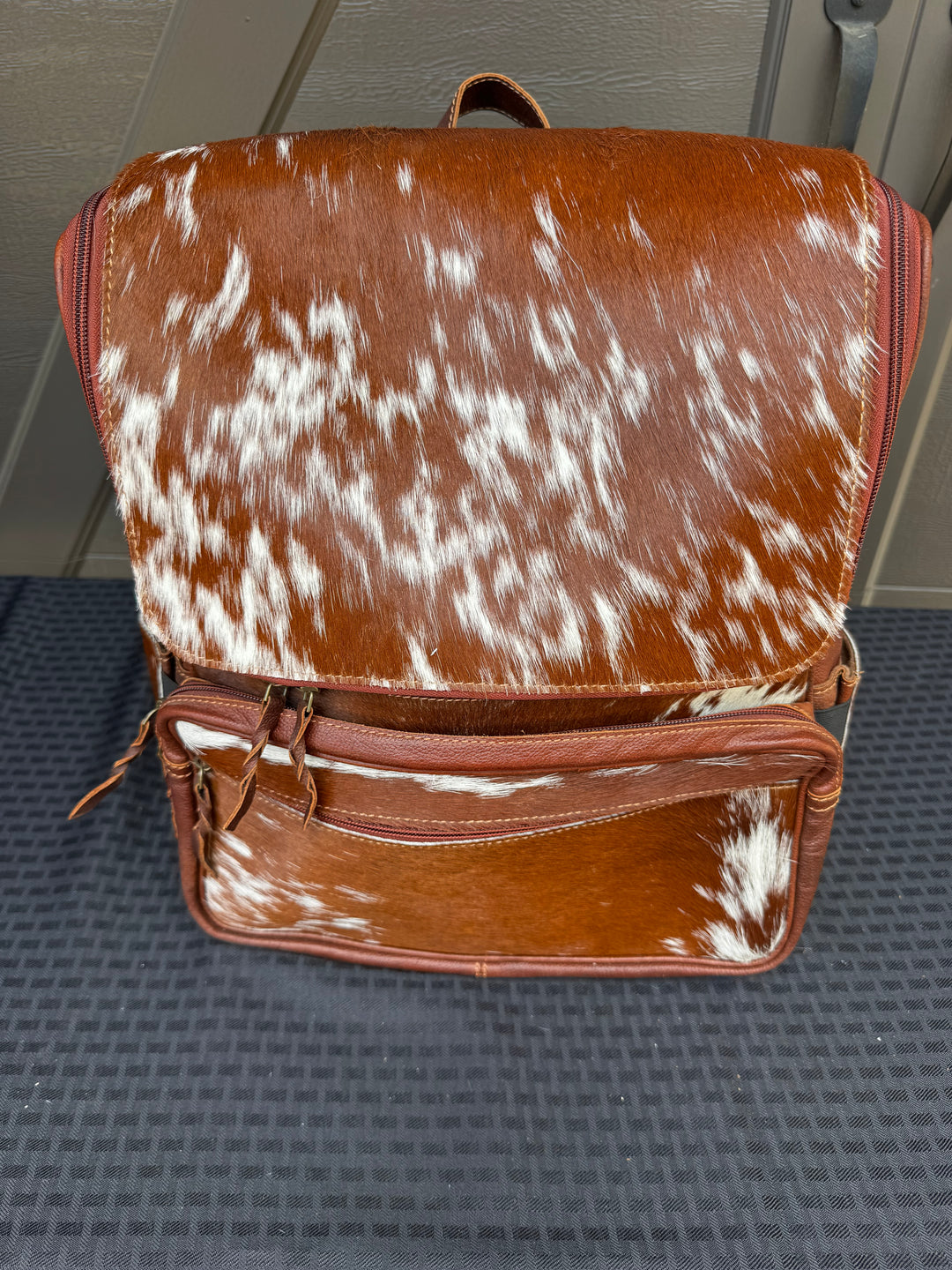 Cowhide Backpack