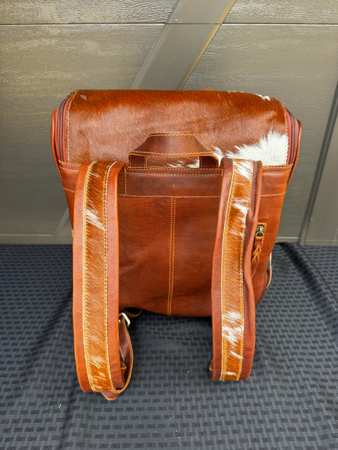 Cowhide Backpack