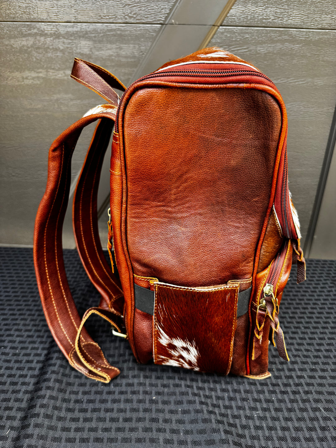 Cowhide Backpack
